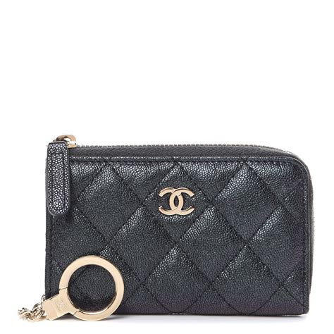 chanel card holder price singapore|Chanel zipped key holder.